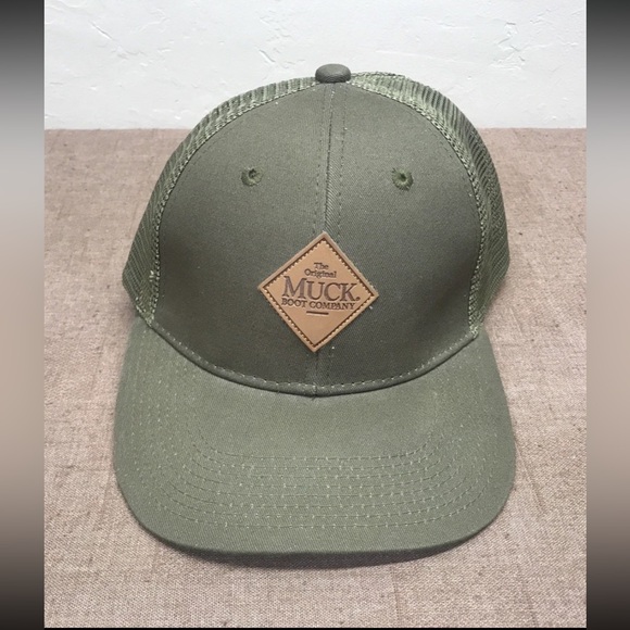 Muck Boots Other - The Original Muck Boot Company Trucker Hat Green Mesh Back Snap Back